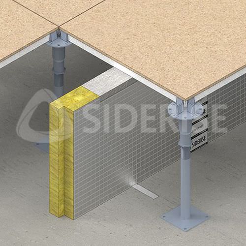 Schallisolierung - RF - Siderise Group - Platten / für Boden / nicht brennbar