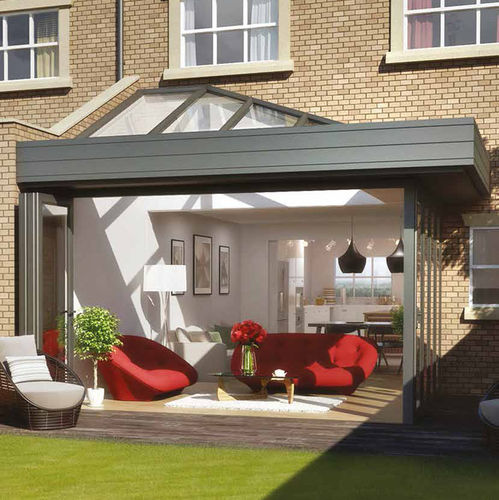 Glasveranda - ORANGERY : MODENA - Aperture Trading Ltd. - Aluminium / gemauerte