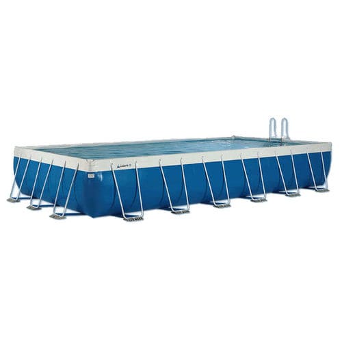 Rohrförmiges Schwimmbecken - EUROPEGOLD - LAGHETTO - für Außenbereich / zum Aufstellen / Polyester