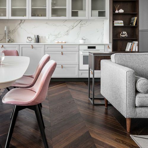 Mehrschichtparkett - CV103 - V4 Woodflooring - Eiche / Herringbone / geölt
