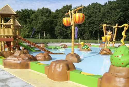 Schwimmbecken für Außenbereich - JUNGLE - AQUA DROLICS - erdverlegt / Polyester / für Kinder