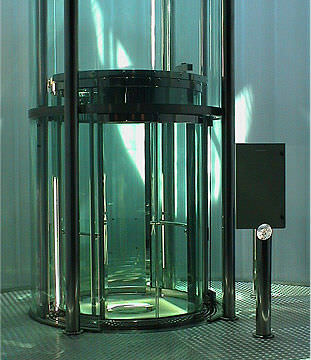 Hydraulischer Aufzug - Liftex - für Tertiärsektor / Panorama