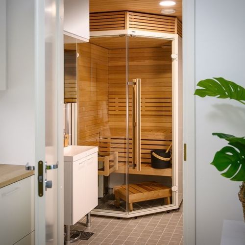 Finnische Sauna - Sirius - HARVIA - für Privatgebrauch / Holz / für den Innenraum