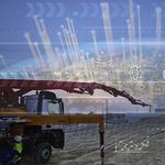 LKW-montierte Betonpumpe