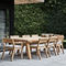 Moderner Gartenstuhl MALIBU XVL HOME COLLECTION Holz / mit
