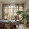 Blumenmotive-VorhangADELISE CELADON  MADURA
