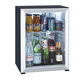 Minibar mit französischen Türen / verglast / mit integrierter Beleuchtung / für Hotels