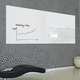 Whiteboard / Magnet / wandmontiert / Glas