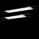 fluoreszierende Seilleuchte / linear / Aluminium / Polycarbonat