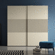 Modul-Kleiderschrank / modern / Holz / mit Schiebetür