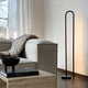 Stehleuchte / Aluminium / modern / mit Kabel