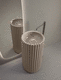 bodenstehendes Waschbecken / Keramik / Hochglanz / Mattfinish