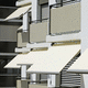 Fallarmmarkise / motorisiert / für Gewerbegebrauch / Balkon