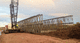 Fachwerk Brücke / aus galvanisiertem Stahl / Fertig