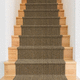 moderner Teppich / einfarbig / Sisal / rechteckig