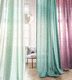 einfarbige Gardine / Polyester / Viskose / waschbar