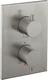 Einhebelmischer für Dusche / wandmontiert / thermostatisch / aus verchromtem Metall