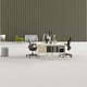 Chefschreibtisch / bodenstehend / individuell / skandinavisches Design
