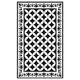 moderner Teppich / mit geometrischen Motiven / Vinyl / rechteckig