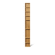 wandmontiertes Regal / modern / Eiche / MDF
