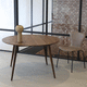 Esstisch / skandinavisches Design / Eiche / Massivholz / Gestell aus Holz