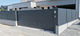 Schiebetor / rechts / Aluminium / Platten