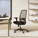 Bürostuhl / minimalistisches Design / für den Innenraum / Netz / Gestell aus Metall