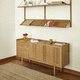 modernes Sideboard / Eiche / Massivholz / Holzfurnier