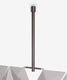 Deckenunterkonstruktion / gebürsteter Edelstahl / Aluminium / freihängend / für Soffitte