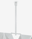 Deckenunterkonstruktion / gebürsteter Edelstahl / Aluminium / freihängend / für Büro