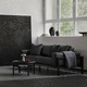 Sofa / skandinavisches Design / Stoff / Massivholz / Eiche