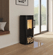 Holz-Kaminofen / 0 - 5 kW / bodenstehend / modern