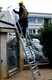Professionelle Leiter / Arbeit / Anstell / Aluminium / für Außenbereich