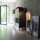 hohes Sideboard / modern / lackiertes Holz / Massivholz