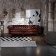 Chesterfield-Sofa / Leder / braun / Zweisitzer