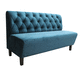 Chesterfield-Polsterbank / Stoff / Schaumstoff / Kunstleder