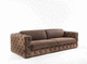 Chesterfield-Sofa / Leder / Zweisitzer / 3 Plätze