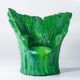 grüner Sessel / originelles Design / Polyurethan / PVC