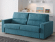 Bettsofa / beige / Stoff / Kiefer