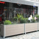 moderner Paravent / Aluminium / für Restaurants / für öffentliche Bereiche