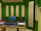 wandmontierte Schallschluckplatte / MDF / Wolle / für Büro