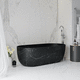 ovale Badewanne / freistehend / für Wohnungen / modern