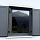Stellantrieb für Fenster-Klappläden / modular / nach Maß / einflügelig