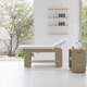 stationäre Massageliege / Holz / mit Stauraum / für Gewerbegebrauch