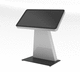 Halter für Touchscreen / für öffentliche Plätze / modern / horizontal / aus lackiertem Stahl