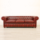 Chesterfield-Sofa / Samt / Acrylgewebe / Stamskin®