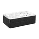 Schwimm-Hot-Tub / zum Aufstellen / rechteckig / 8 Plätze / Acryl