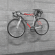 wandmontierter Fahrradständer / Stahl / Aluminium / Kunststoff