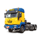 Muldenkipper mit Heckentladung / mit Gummireifen / für Baustelle / Diesel