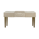 moderner Schminktisch / Massivholz / Carrara-Marmor / 1 Person